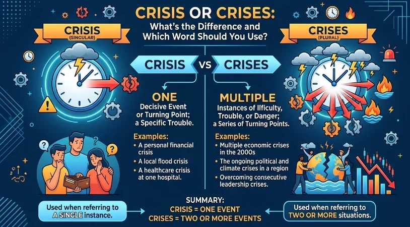 Crises or Crisis: What’s the Difference and Which Word Should You Use?