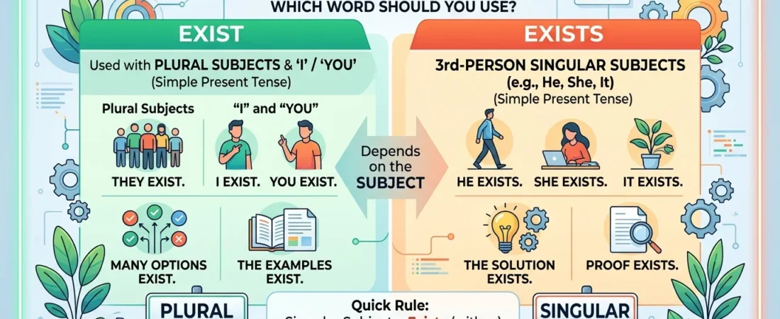 Exist or Exists: Which Word Should You Use?