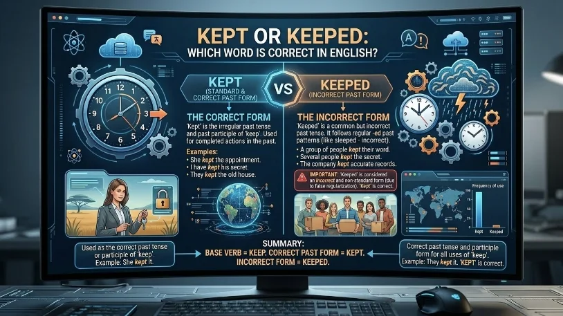 keeped or kept
