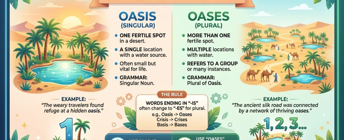 Oases or Oasis: What’s the Difference and Which Word Should You Use?