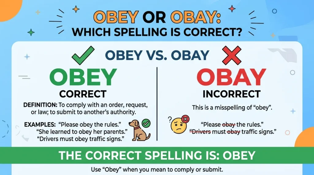 Obay or Obey