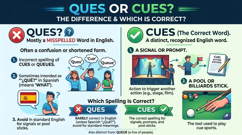 Ques or Cues