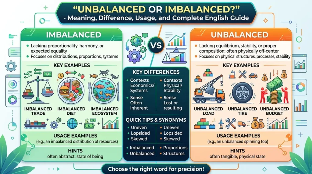 Unbalanced or Imbalanced