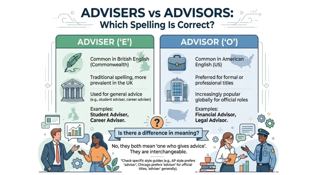 advisers or advisors