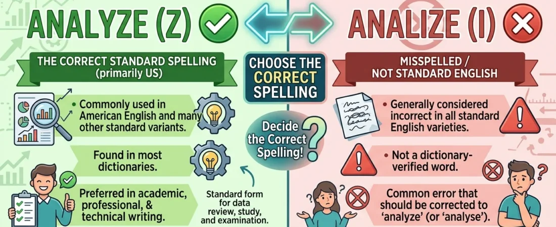 Analize or Analyze: Which Spelling Is Correct?