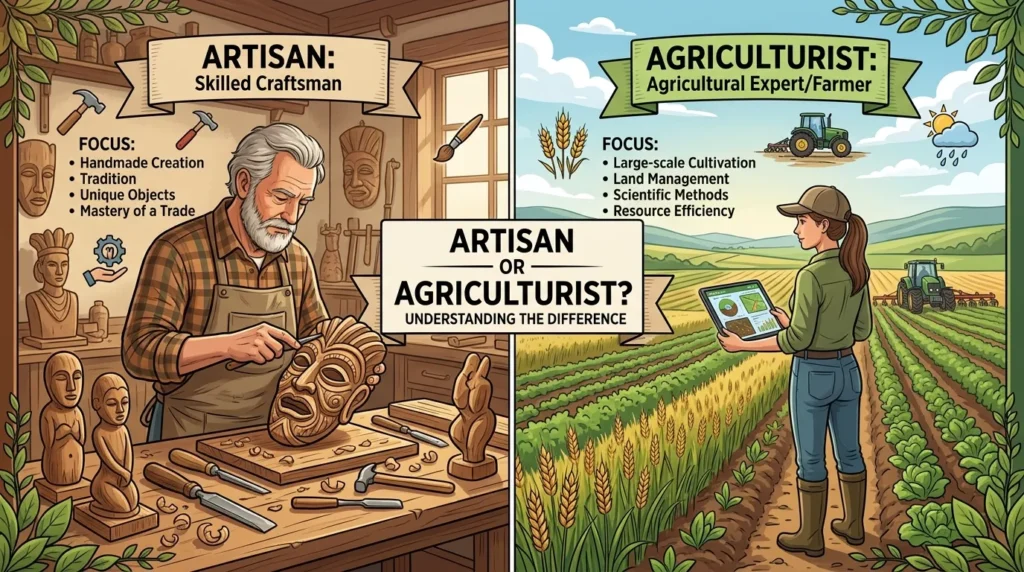 artisan or agriculturist