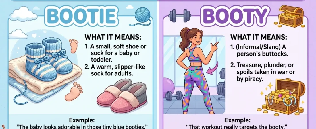 Bootie or Booty: Which Spelling Is Correct and When Should You Use Each One?