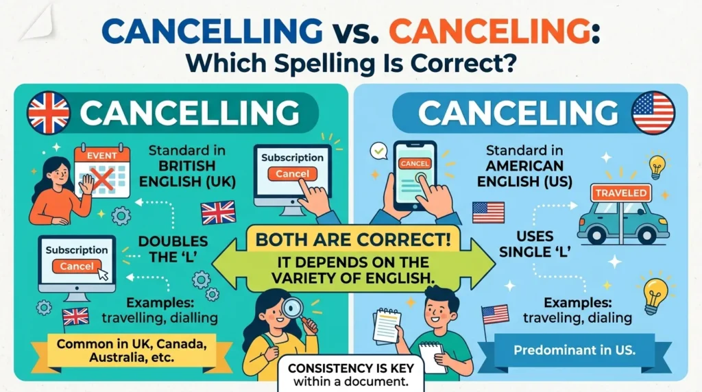 cancelling or canceling