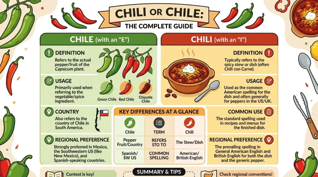 chili or chile