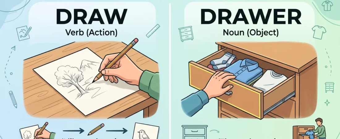 Draw or Drawer: Understanding the Difference and Using the Correct Word