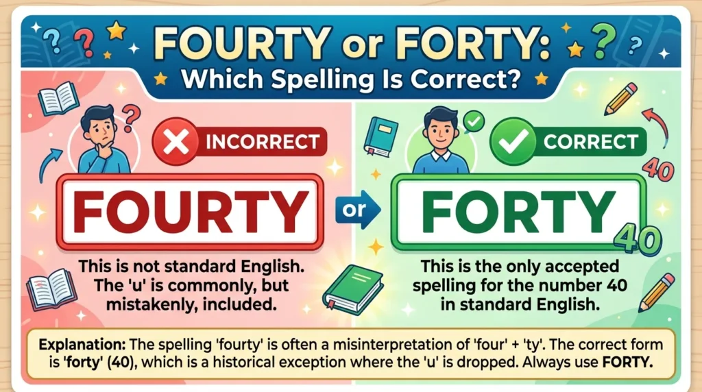 fourty or forty