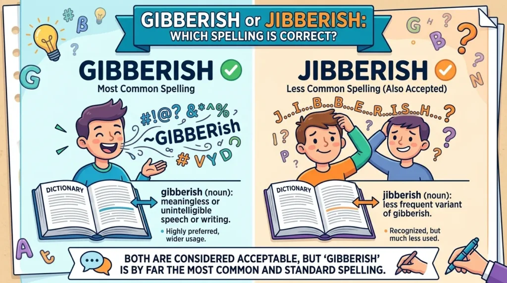 gibberish or jibberish