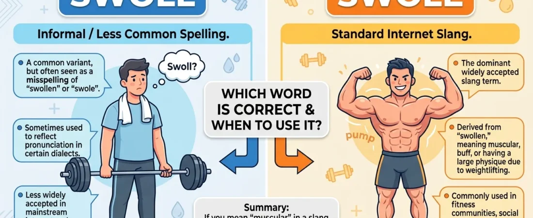 Swoll or Swole: Which Word Is Correct and When Should You Use It?