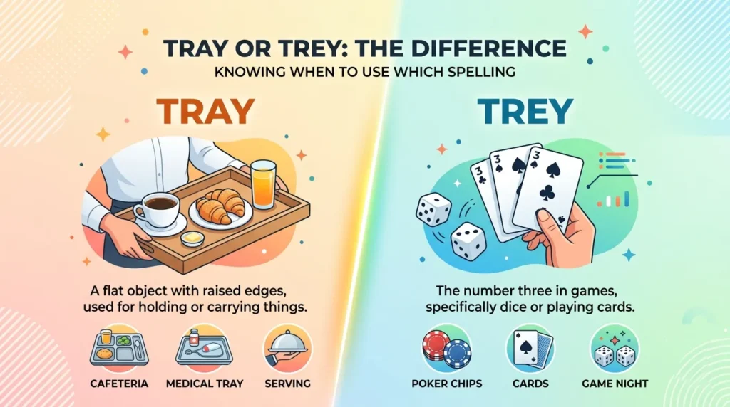 tray or trey