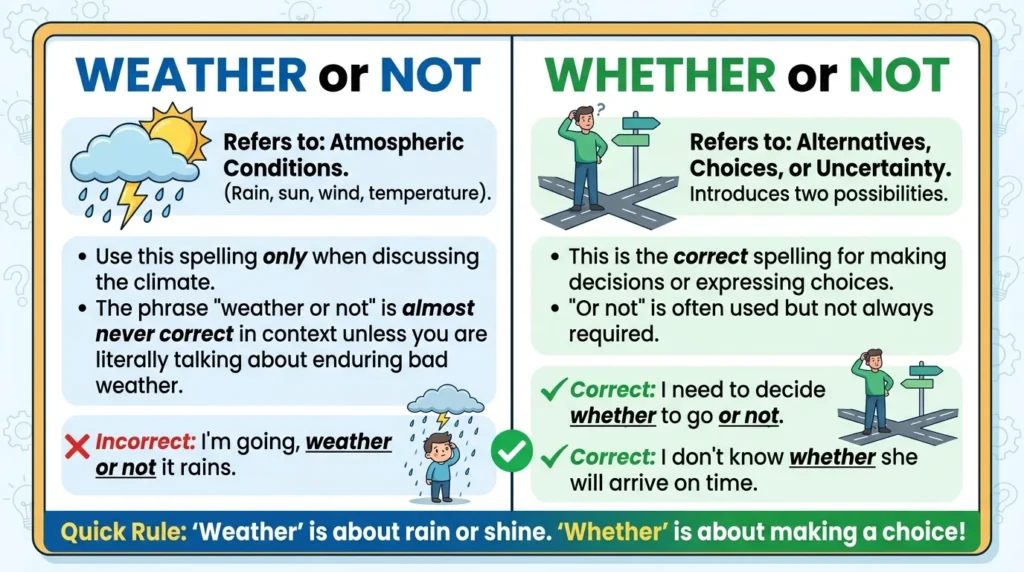 weather or not