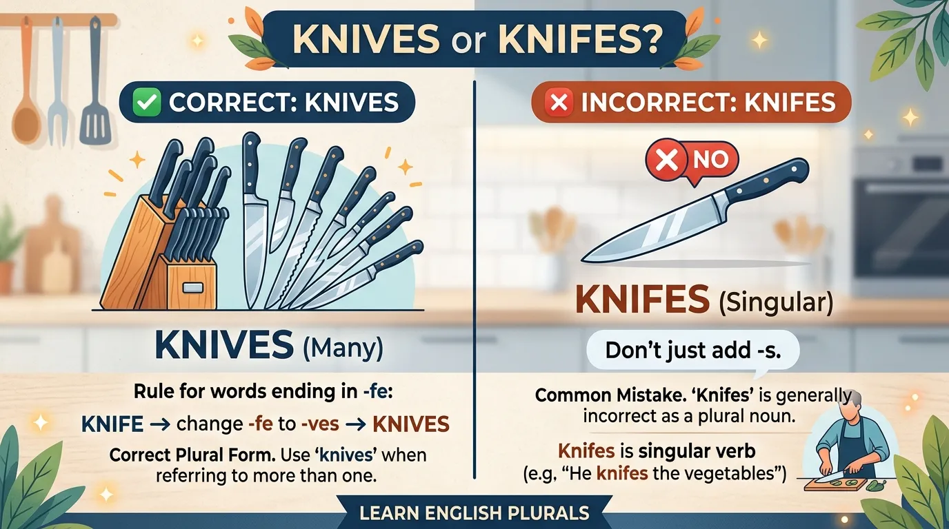 knives or knifes