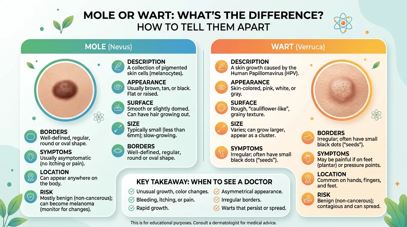 mole or wart