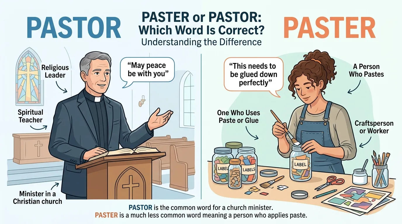paster or pastor