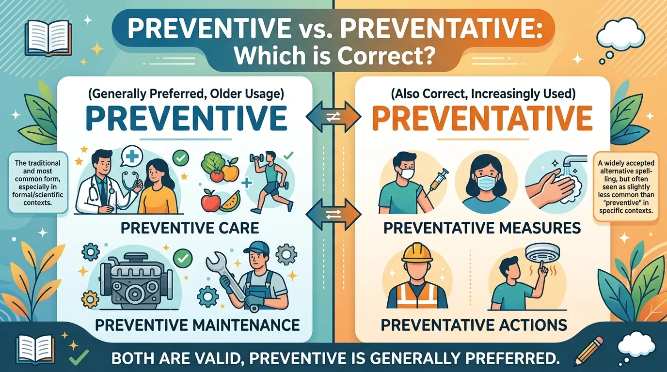 preventative or preventive