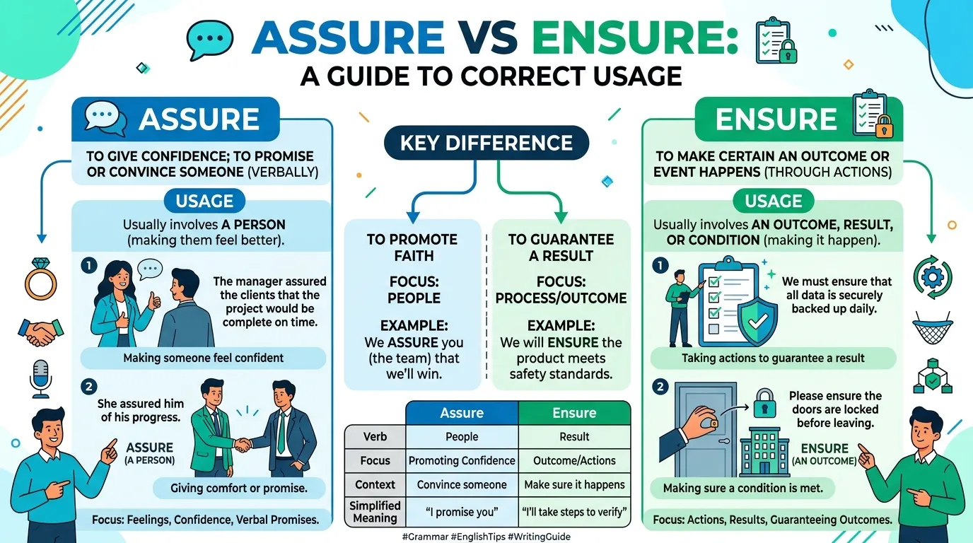 assure vs ensure
