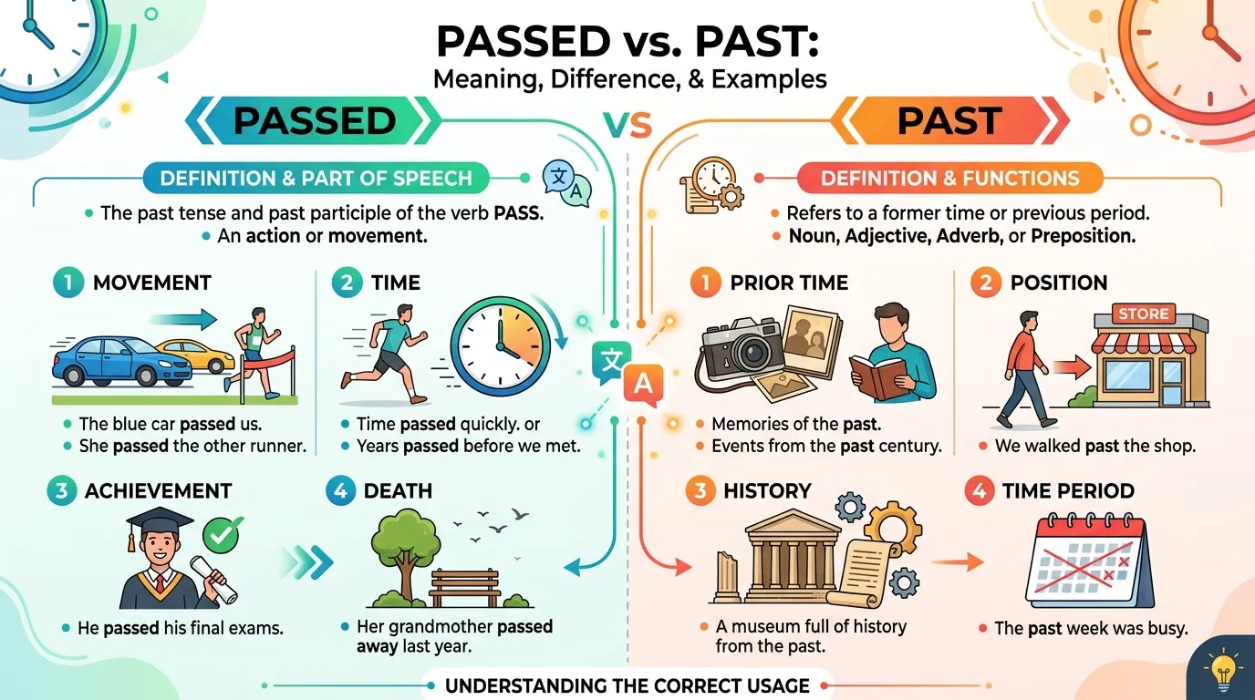 passed vs past