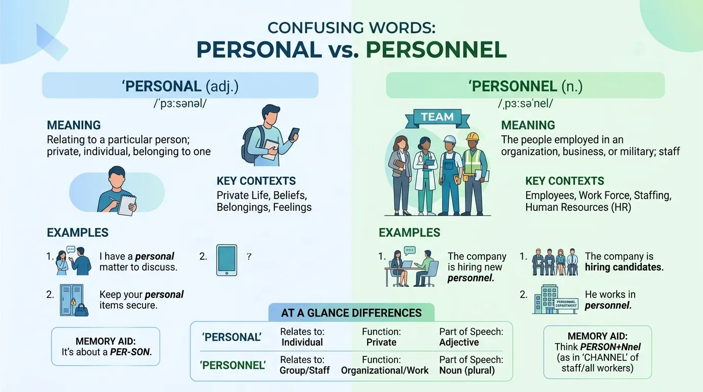 personal vs personnel