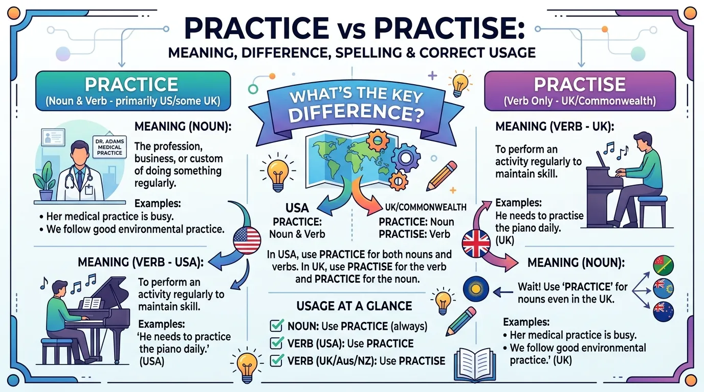 practice vs practise